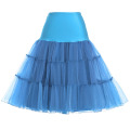 Grace Karin Sky BlueTutu enaguas falda de crinolina enagua para el vestido de boda vintage CL008922-14